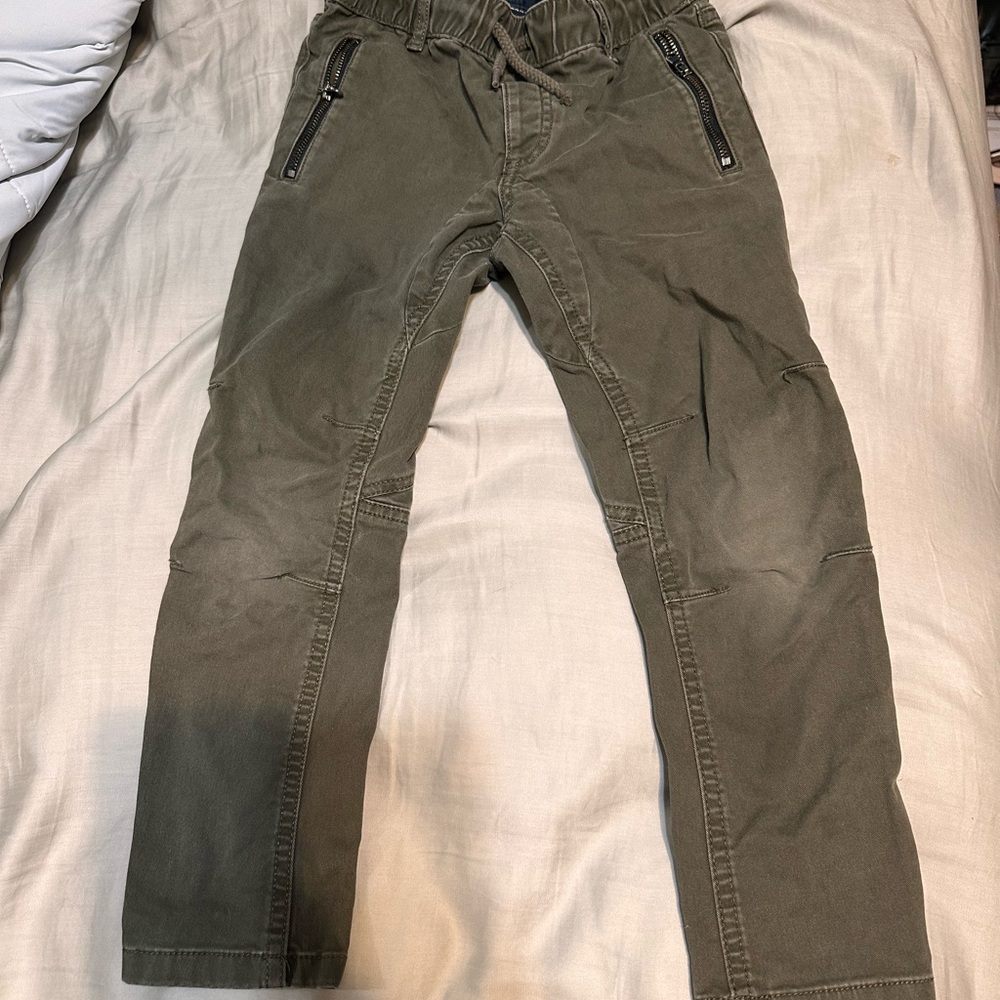 Art Class Olive Green Kids Cargo Pants